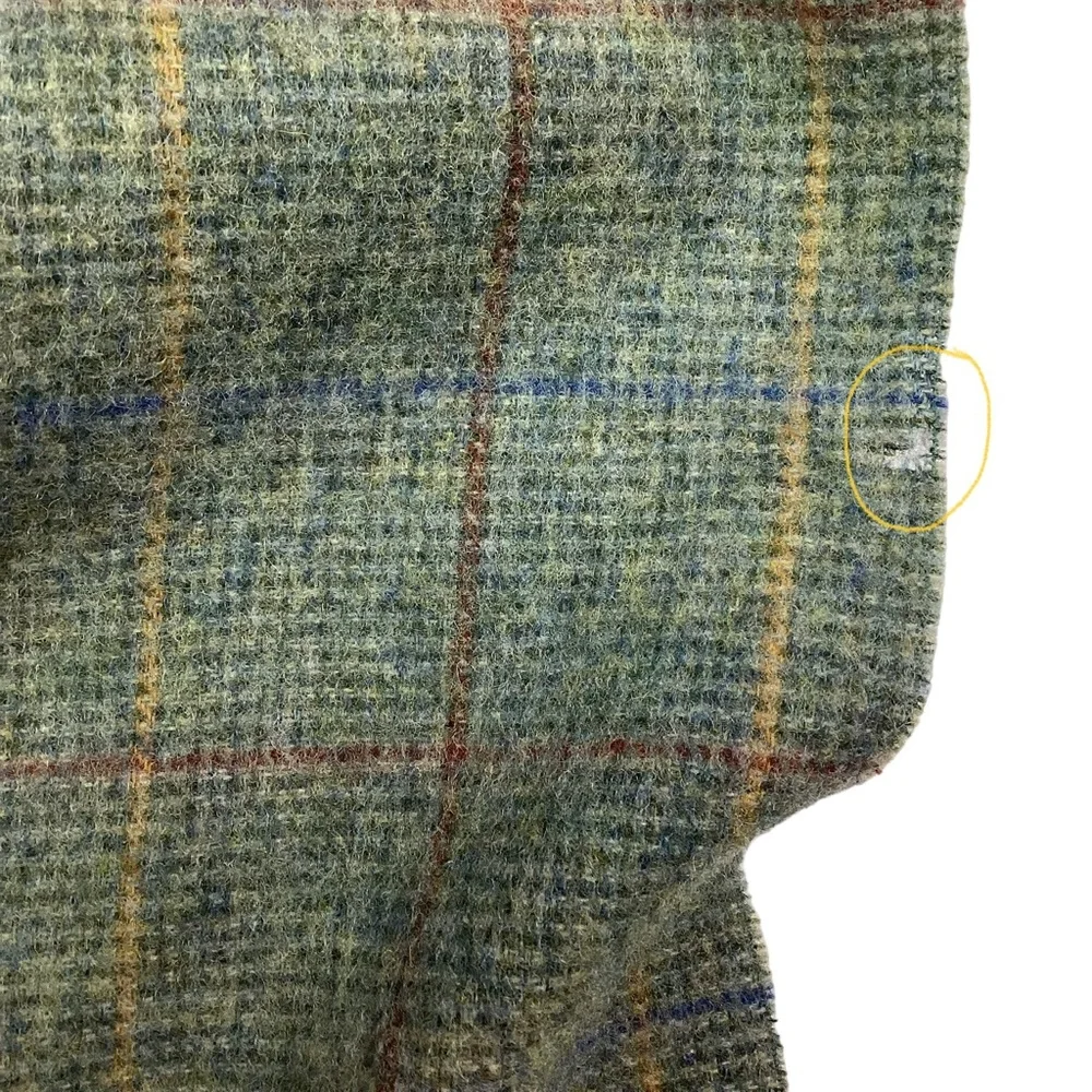 Mackintosh Scotland Wool Plaid Scarf Unisex